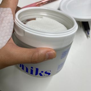 키노닉스 카모 클렌징 패드 — 5점을 준 리뷰어가 2021년 8월 올린 사용 사진
