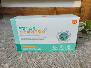 앙팡 패밀리면역 프로바이오틱스 2g x 100포 — 5점을 준 리뷰어가 2022년 10월 올린 사용 사진