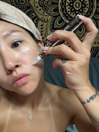 MF[더메디코템] 스피큘 DCA V리프팅 크림 — 4점을 준 리뷰어가 2024년 4월 올린 사용 사진