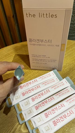 더리틀스 콜라겐부스터 — 5점을 준 리뷰어가 2022년 12월 올린 사용 사진
