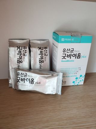 프리마인 유산균 국가지정연구소 선정, 살아있는 생유산균 200억 마리의 힘. 유산균n굿바이옴플러스 — 5점을 준 리뷰어가 2021년 10월 올린 사용 사진