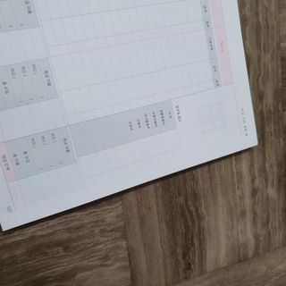 리훈 오늘쓰임 가계부 1년용 — 5점을 준 리뷰어가 2021년 5월 올린 사용 사진