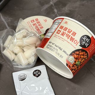 프리 [요리궁리] 타입 B (매콤,치즈,매콤까르보) 꽃떡볶이 6개입 세트 — 4점을 준 리뷰어가 2025년 2월 올린 사용 사진