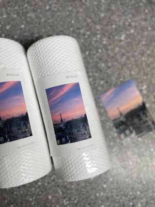 부직포나라 중금속유해물질ZERO 뜯어쓰는 주방 일회용수세미 60매 2매 — 3점을 준 리뷰어가 2022년 9월 올린 사용 사진