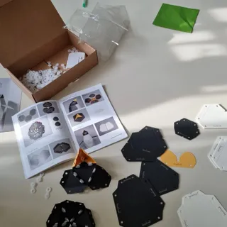 [폴리곤즈] 허들린 패밀리 DIY 블록 세트 (허들린 펭귄 블록+미니허들린 펭귄 블록) — 5점을 준 리뷰어가 2022년 4월 올린 사용 사진