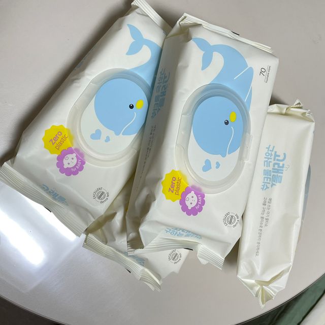 고래를 구하는 물티슈 리뷰 사진