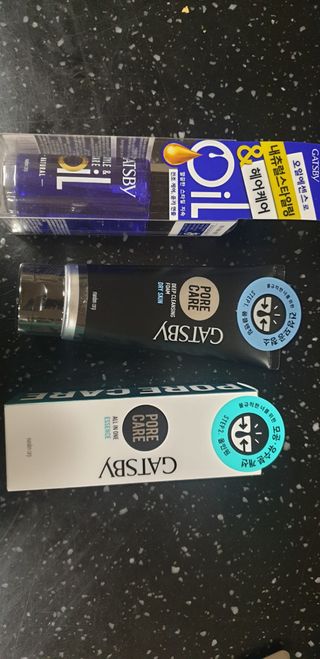 [갸스비] 명불허전, 남성을 위한 브랜드 갸스비의 올인원, 폼클렌징, 헤어오일 3종 — 5점을 준 리뷰어가 2021년 3월 올린 사용 사진