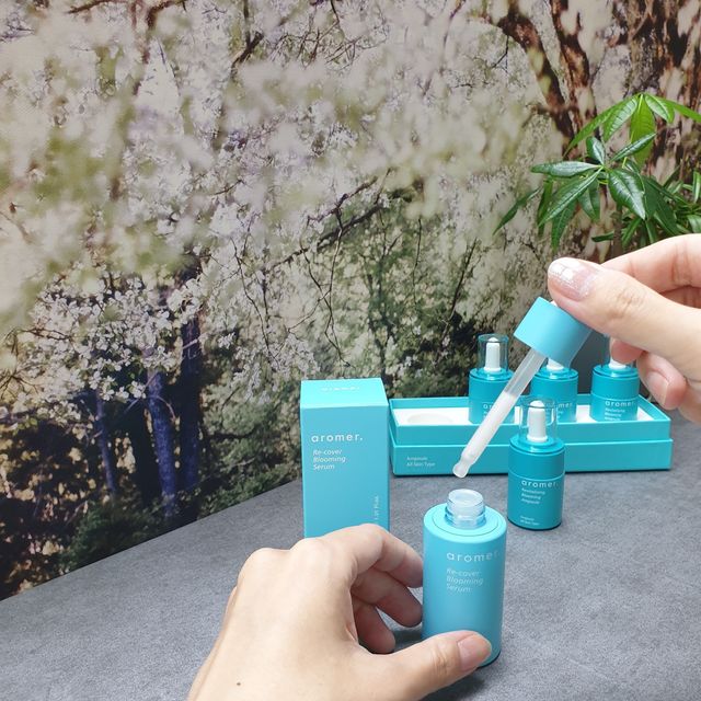 아로메르 리-커버 블루밍 세럼 30ml 리뷰 사진
