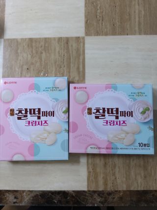 롯데제과 찰떡파이 크림치즈 — 4.5점을 준 리뷰어가 2021년 5월 올린 사용 사진