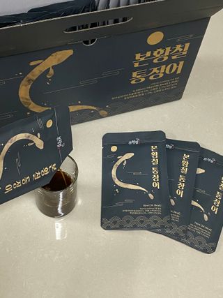 [비린내 완벽제거] 본황칠 통장어 국내산 장어즙 아르기닌 2800mg 장어즙효능 기력보강 — 5점을 준 리뷰어가 2022년 9월 올린 사용 사진