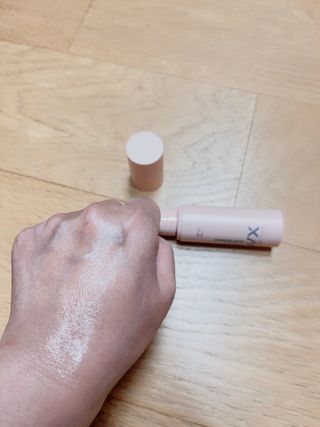 UVX 퀀텀 새턴 버블리 선세럼 — 5점을 준 리뷰어가 2024년 2월 올린 사용 사진