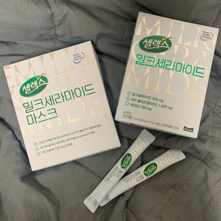 셀렉스스포츠 셀렉스 밀크세라마이드 저분자피쉬콜라겐 28포 X 1박스 — 5점을 준 리뷰어가 2021년 5월 올린 사용 사진