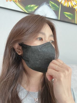 [케이퓨리] 케이퓨리 항균 구리마스크 15매 (대형/중형/키즈) — 5점을 준 리뷰어가 2022년 11월 올린 사용 사진