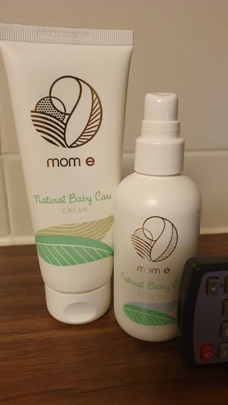 mom e 맘이 내추럴 베이비 케어 크림+바디오일 — 5점을 준 리뷰어가 2021년 1월 올린 사용 사진