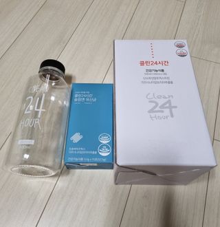 클린24시간 1BOX(5포) + 전용보틀(500ml) — 4점을 준 리뷰어가 2023년 6월 올린 사용 사진