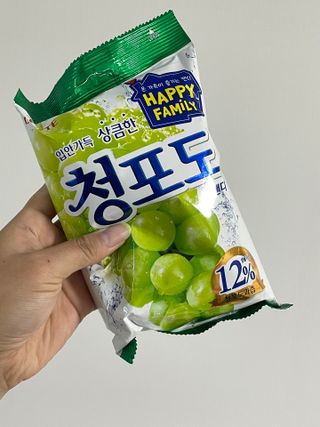 청포도캔디 복숭아캔디 — 5점을 준 리뷰어가 2022년 11월 올린 사용 사진