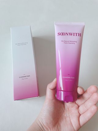 SOONWITH 바이오 내추럴 리프레싱 폼클렌징 — 5점을 준 리뷰어가 2021년 5월 올린 사용 사진