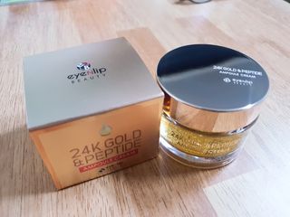 아이앤립 / EYENLIP 아이앤립 24K 골드 N 펩타이드 앰플 크림 — 5점을 준 리뷰어가 2021년 4월 올린 사용 사진