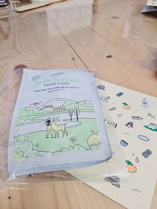 세뚜아(Cettua) 나우[세뚜아] 포레스트 수딩 마스크 Cettual Forest  Soothing Mask 4매 — 5점을 준 리뷰어가 2024년 3월 올린 사용 사진