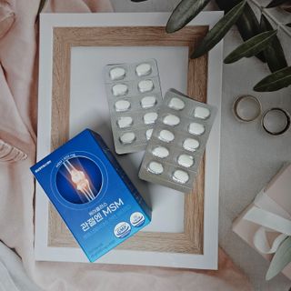 [경남제약헬스케어]케어플러스 관절엔 MSM 1000mg 60정/1개월분/관절/뼈/연골 영양/비타민D+아연/1일2정 — 4.5점을 준 리뷰어가 2024년 1월 올린 사용 사진
