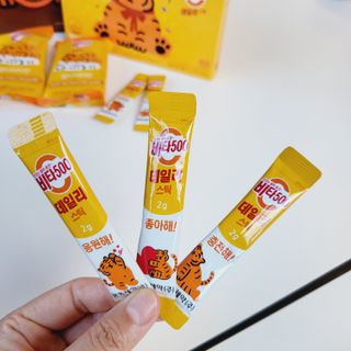 광동생활건강 [광동] 비타 500 데일리 스틱 VB, VC를 함유한 멀티비타민 30포+30포 — 5점을 준 리뷰어가 2022년 7월 올린 사용 사진