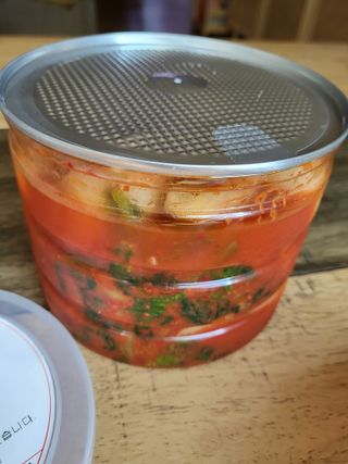 셰프애찬 알타리김치 총각김치 1kg — 5점을 준 리뷰어가 2022년 10월 올린 사용 사진