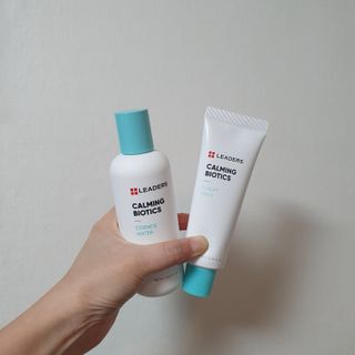 리더스코스메틱 리더스 카밍 바이오틱스 #1등 진정 기획세트 [에센스 워터150ml + 크림 마스크80ml] — 4점을 준 리뷰어가 2022년 10월 올린 사용 사진