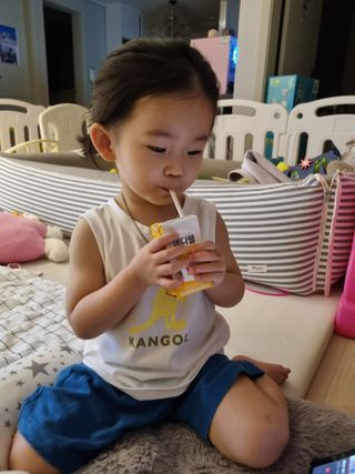 메디웰 페디아드링크 미니 바나나맛 — 5점을 준 리뷰어가 2022년 8월 올린 사용 사진