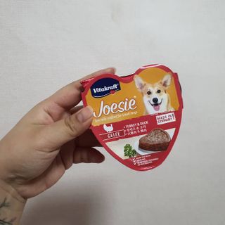 비타크래프트 조에시 하트캔 85g 강아지 습식캔 10캔 — 5점을 준 리뷰어가 2021년 7월 올린 사용 사진