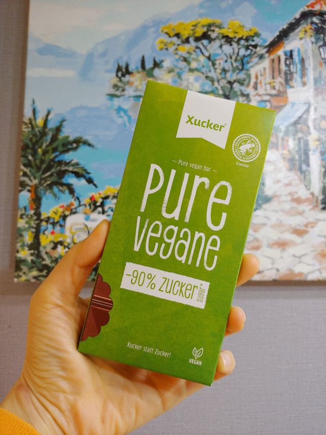 당류2g 자일리톨로 단맛을낸 슈카 퓨어비건 무설탕초콜릿 Xucker vegan 2개입 리뷰 사진