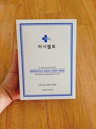 닥터마시멜로 닥터마스멜로 마블러스 아쿠아 클리닉 마스크 — 5점을 준 리뷰어가 2021년 6월 올린 사용 사진