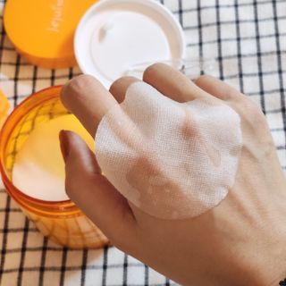 제주인디 비타민 C 반짝 점보 패드 — 5점을 준 리뷰어가 2023년 9월 올린 사용 사진