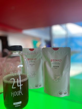 클린24시간 1BOX(5포) + 전용보틀(500ml) — 5점을 준 리뷰어가 2022년 9월 올린 사용 사진