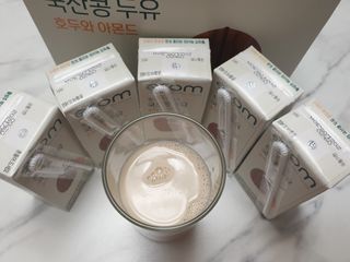 이롬 erom 황성주박사의 국산콩 두유 호두와 아몬드 — 5점을 준 리뷰어가 2020년 12월 올린 사용 사진