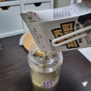 바디랩 프로틴음료 단백질쉐이크 메가프로틴 — 5점을 준 리뷰어가 2022년 4월 올린 사용 사진