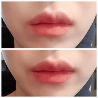 [후르디아] 올리브영 착한보습 비건 립버터 2종 — 5점을 준 리뷰어가 2023년 2월 올린 사용 사진