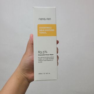 나나스킨 캐모마일아쿠아수딩토너 — 4.5점을 준 리뷰어가 2021년 5월 올린 사용 사진