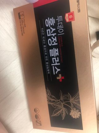 서울약사신협_투데이홍삼정플러스스틱_10g x 60포 — 5점을 준 리뷰어가 2021년 7월 올린 사용 사진