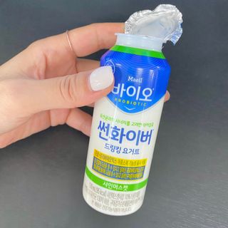 LIVE 매일바이오 썬화이버 드링킹 요거트 — 5점을 준 리뷰어가 2022년 8월 올린 사용 사진