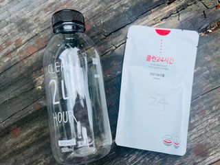 클린24시간 1BOX(5포) + 전용보틀(500ml) — 5점을 준 리뷰어가 2023년 4월 올린 사용 사진
