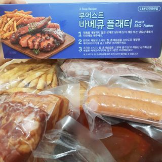 [테이스티나인] [레디잇x부루마불] 부어스트 바베큐 플래터 1000g — 4점을 준 리뷰어가 2022년 4월 올린 사용 사진