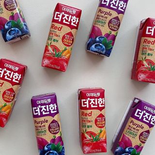 [롯데칠성] 야채듬뿍 더'진한 [롯데칠성] 야채는 이제 COLORFULL! 야채듬뿍  더 진한 레드 4개 +퍼플 4개 (총 8개) — 5점을 준 리뷰어가 2023년 6월 올린 사용 사진