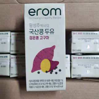 이롬 erom 황성주 박사의 국산콩 두유 검은콩 고구마 — 5점을 준 리뷰어가 2021년 2월 올린 사용 사진