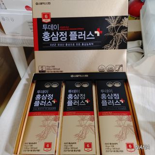 서울약사신협_투데이홍삼정플러스스틱_10g x 30포 — 5점을 준 리뷰어가 2021년 5월 올린 사용 사진