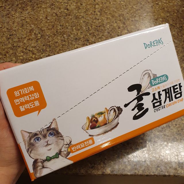 도레파스 굴삼계탕 - 고양이용 리뷰 사진