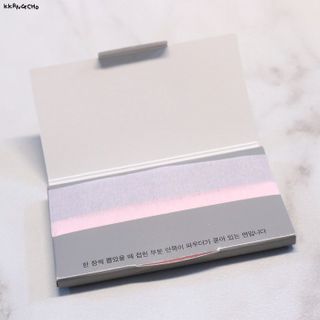 [갸스비] 메이크업은 그대로, 피지만 쏙 - BB킵 오일컨트롤 파우더 페이퍼 — 4.5점을 준 리뷰어가 2021년 8월 올린 사용 사진