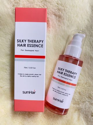 썸헤어 / SUMHAIR 썸헤어 실키 테라피 헤어 에센스 — 5점을 준 리뷰어가 2021년 5월 올린 사용 사진