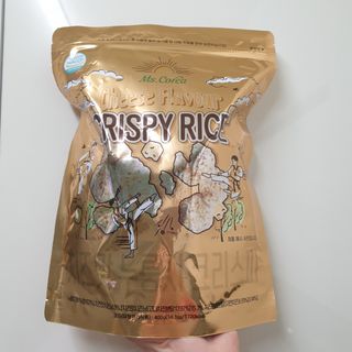 미즈꼬레아 치즈맛 누룽지크리스피 — 5점을 준 리뷰어가 2022년 2월 올린 사용 사진
