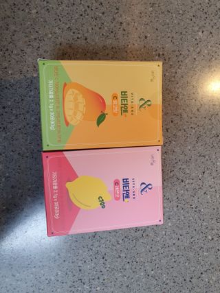 비타앤C 레몬맛, 망고맛 — 5점을 준 리뷰어가 2021년 6월 올린 사용 사진