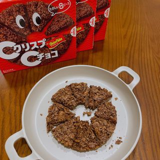 NISSIN 닛신 크리스피 초코 — 5점을 준 리뷰어가 2022년 12월 올린 사용 사진